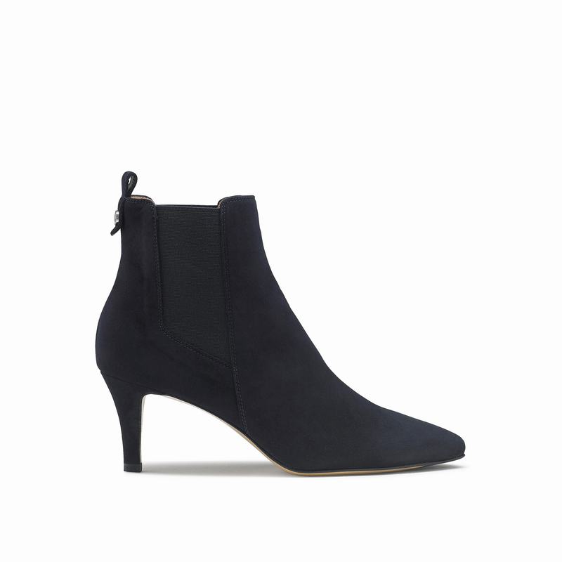 Russell & Bromley Ambition Heeled Chelsea Boots Women's Blue [UYH9979OV]